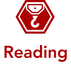 Reading icon red